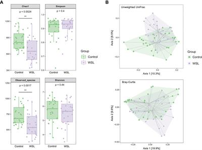 Microbiome and metabolome associated with white spot lesions in patients treated with clear aligners